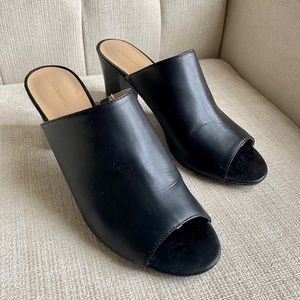 Liz Claiborne Open Toe Heeled Mules